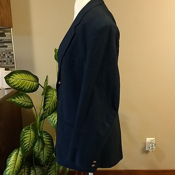 Claiborne mens blue blazer - Picture 2 of 8